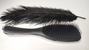 Расческа для наращенных волос, серебро-металлик